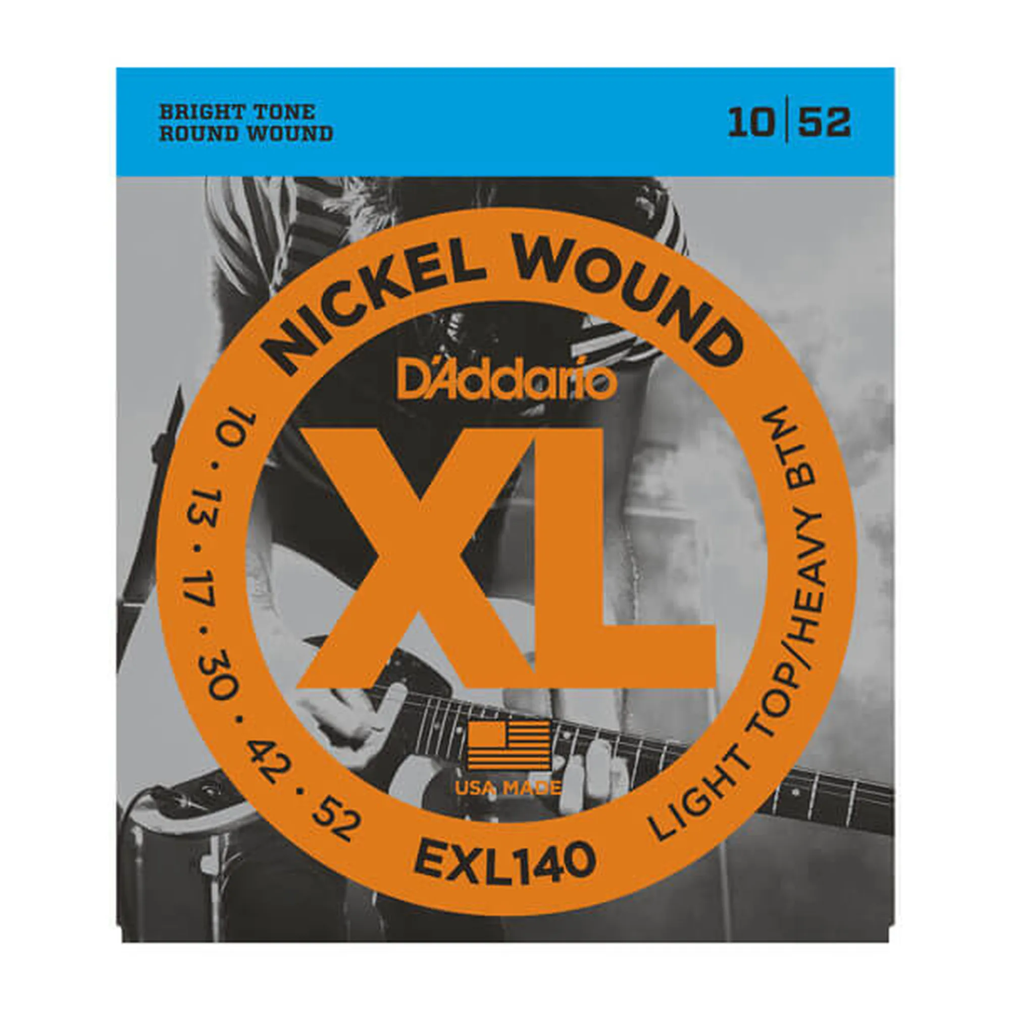 D´Addario EXL140 Light Top/Heavy Bottom