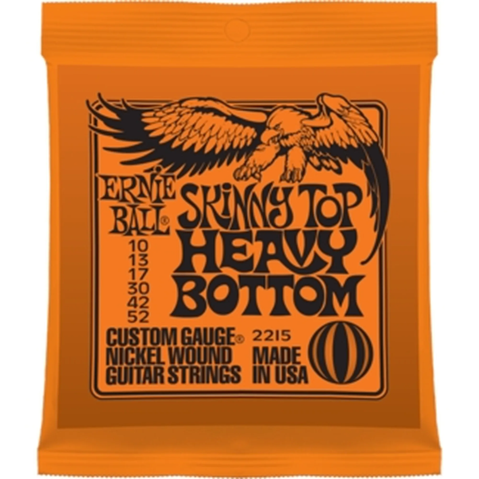 Ernie Ball EB2215 Skinny Top -  Hvy Btm Slinky Nickel