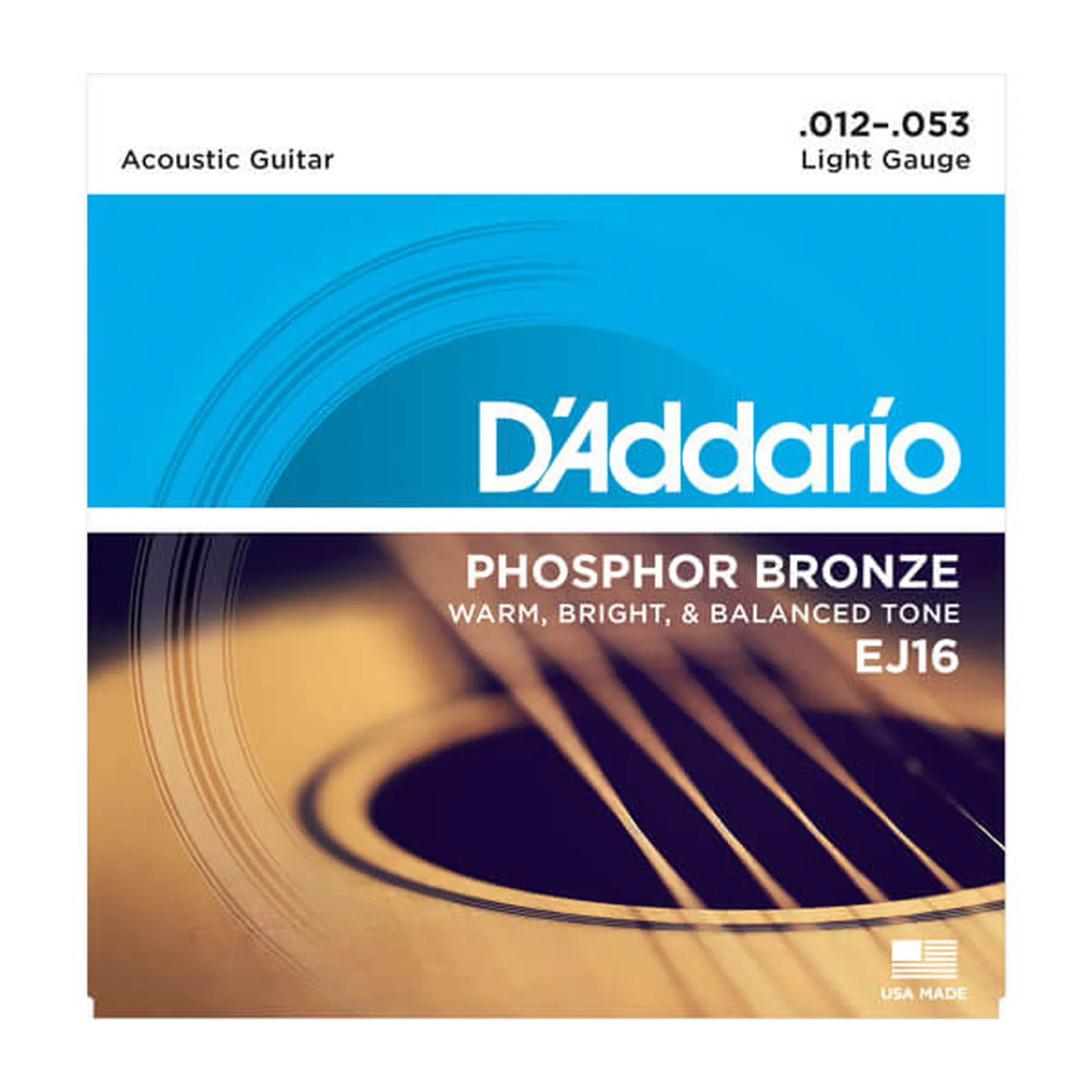 D´Addario EJ16 Phosphor Bronze Light