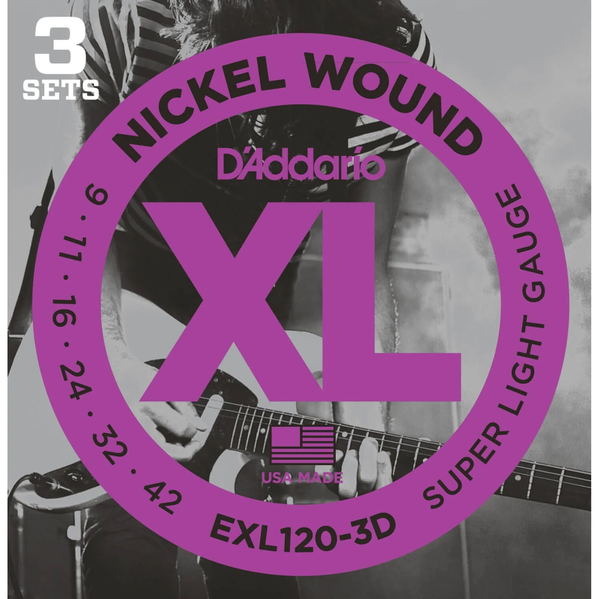 D´Addario EXL120-3D Super Light