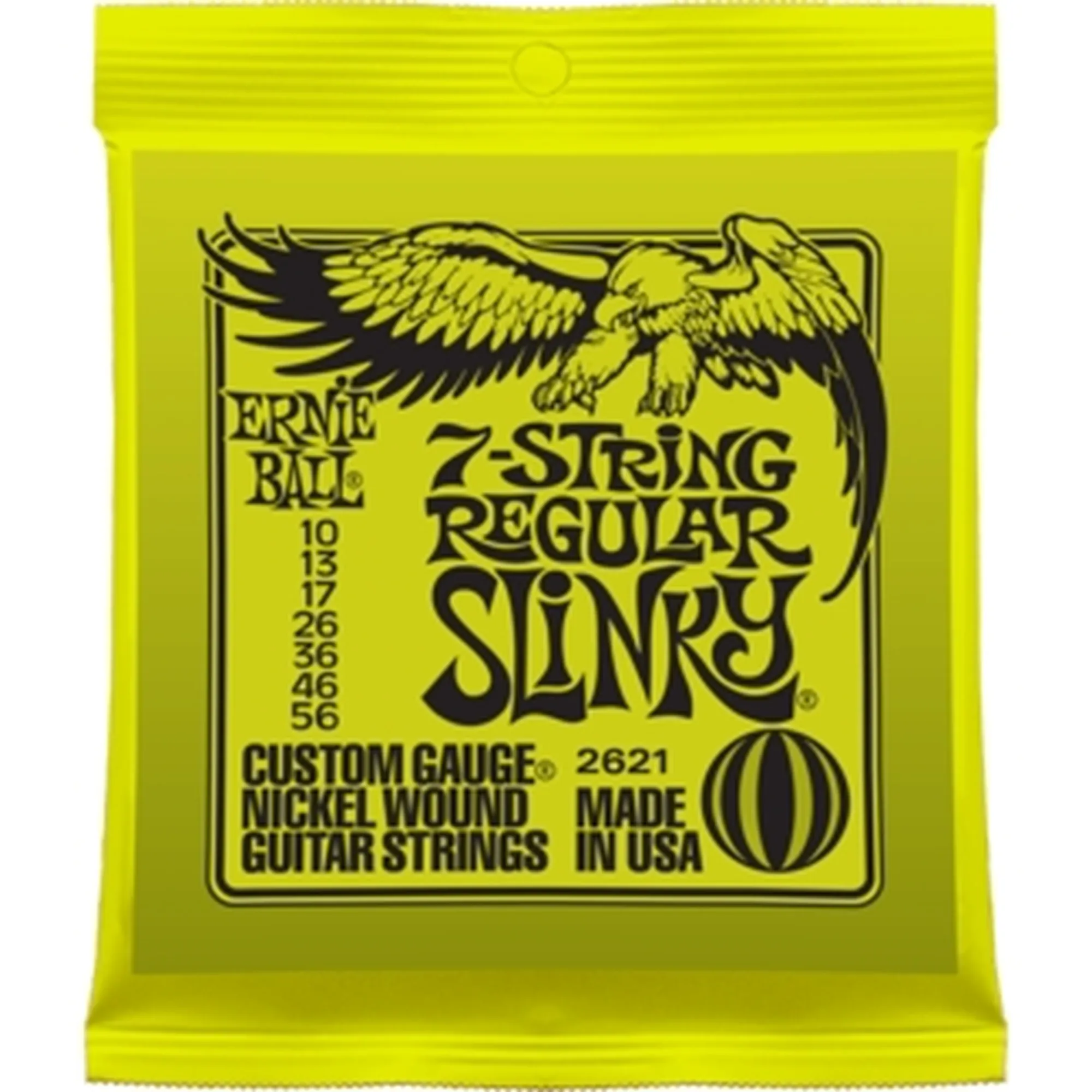 Vorderes Coverbild Ernie Ball EB2621 Regular Slinky Nickel 7-String