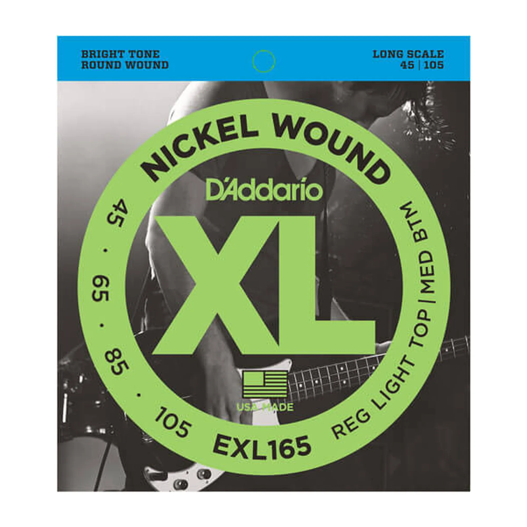 D´Addario EXL165 Long Scale/Light-Medium