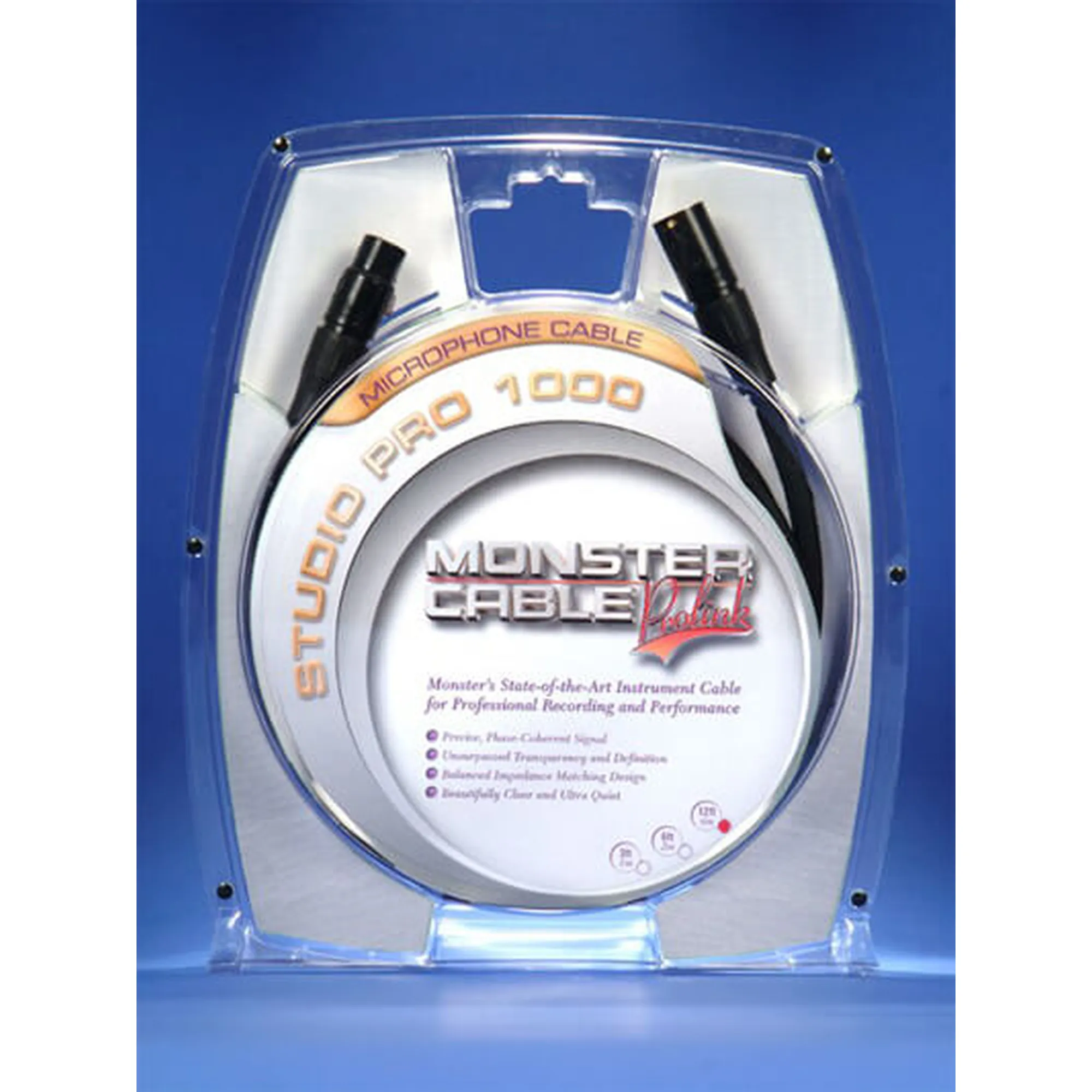 Vorderes Coverbild Monster Cable Studio Pro 1000 10 MIKRO