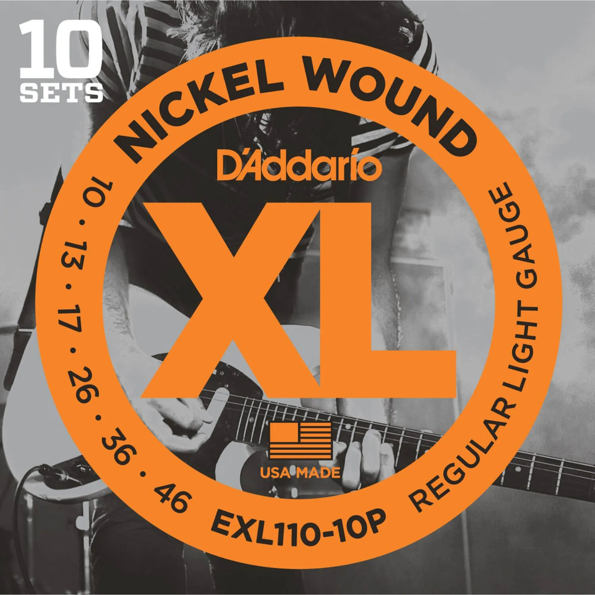 D´Addario EXL110-10P Regular Light