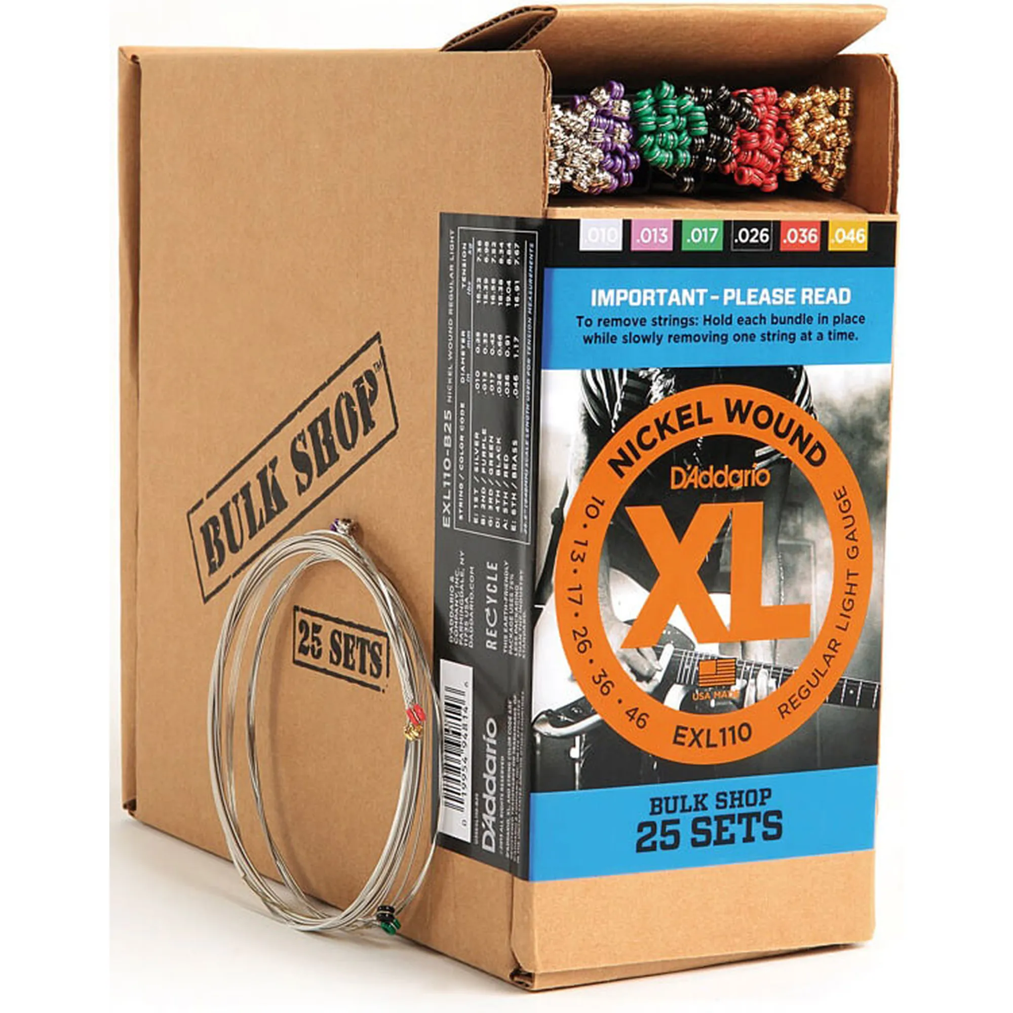 Vorderes Coverbild D´Addario EXL110-B25 Regular Light