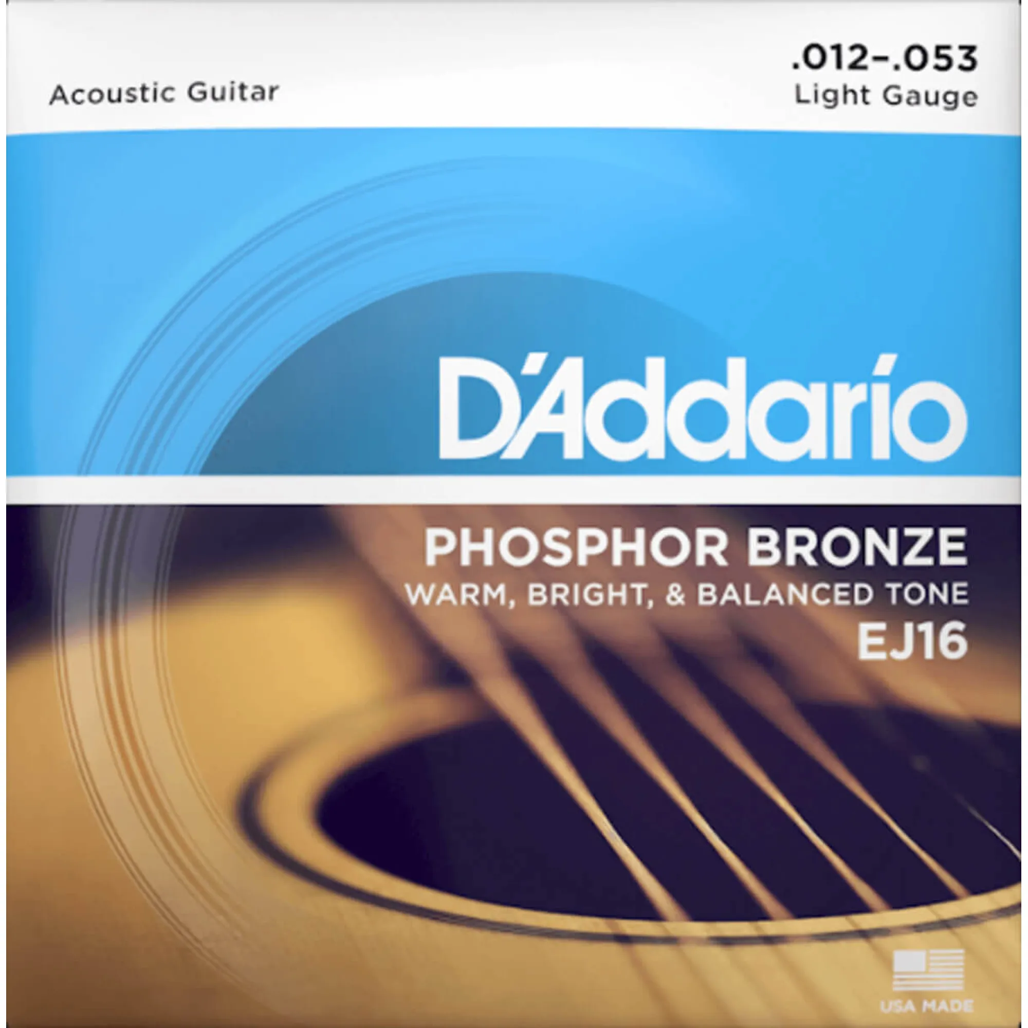 D´Addario EJ16-10P Phosphor Bronze Light