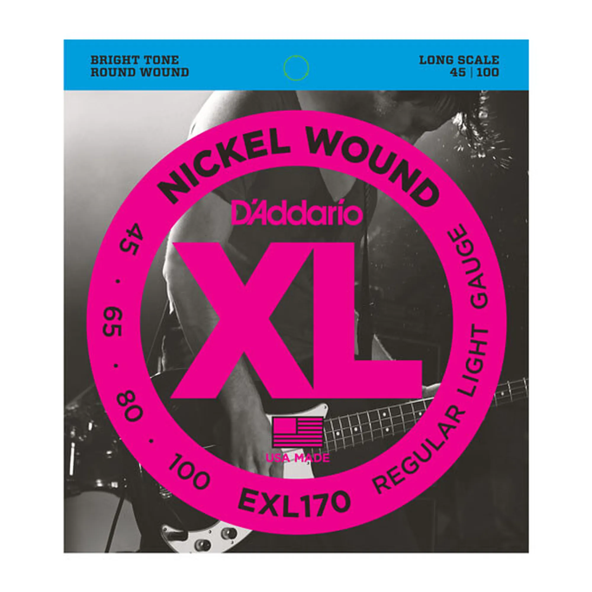 D´Addario EXL170 Long Scale/Light