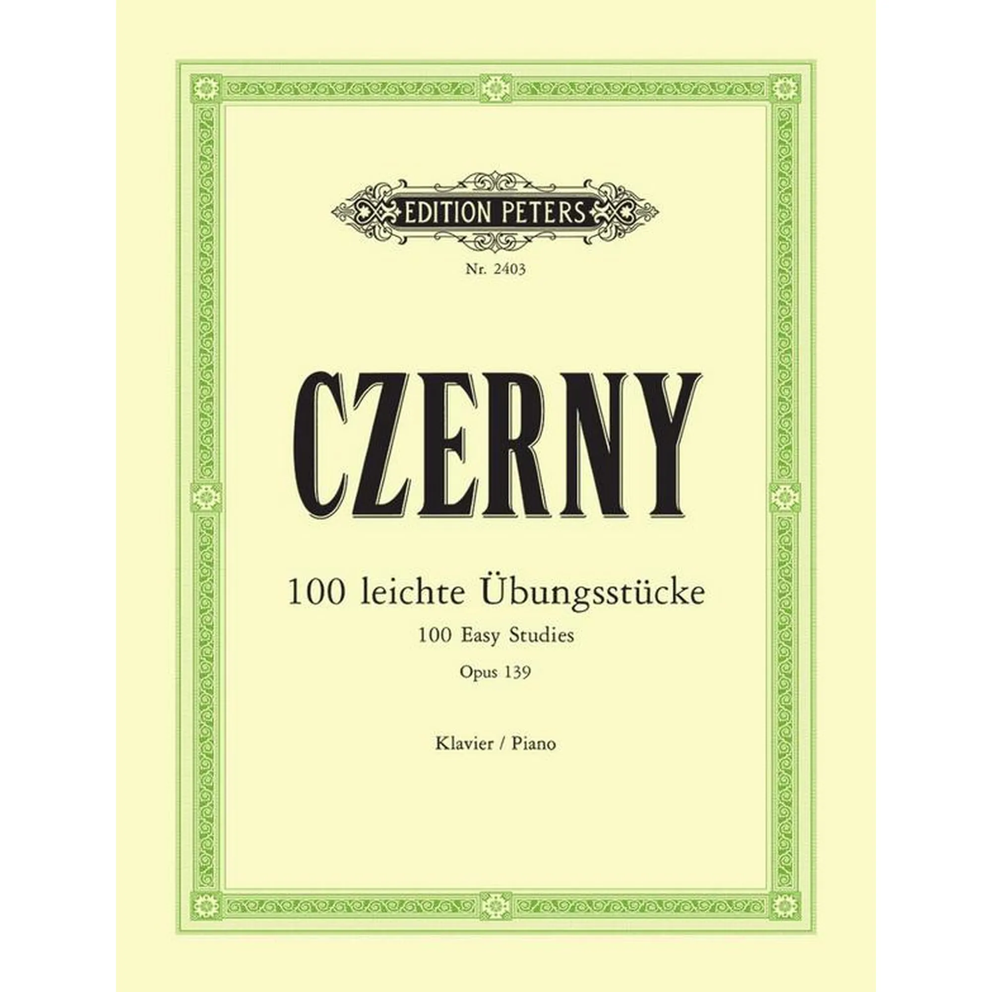 Czerny 100 leichte Übungsstücke