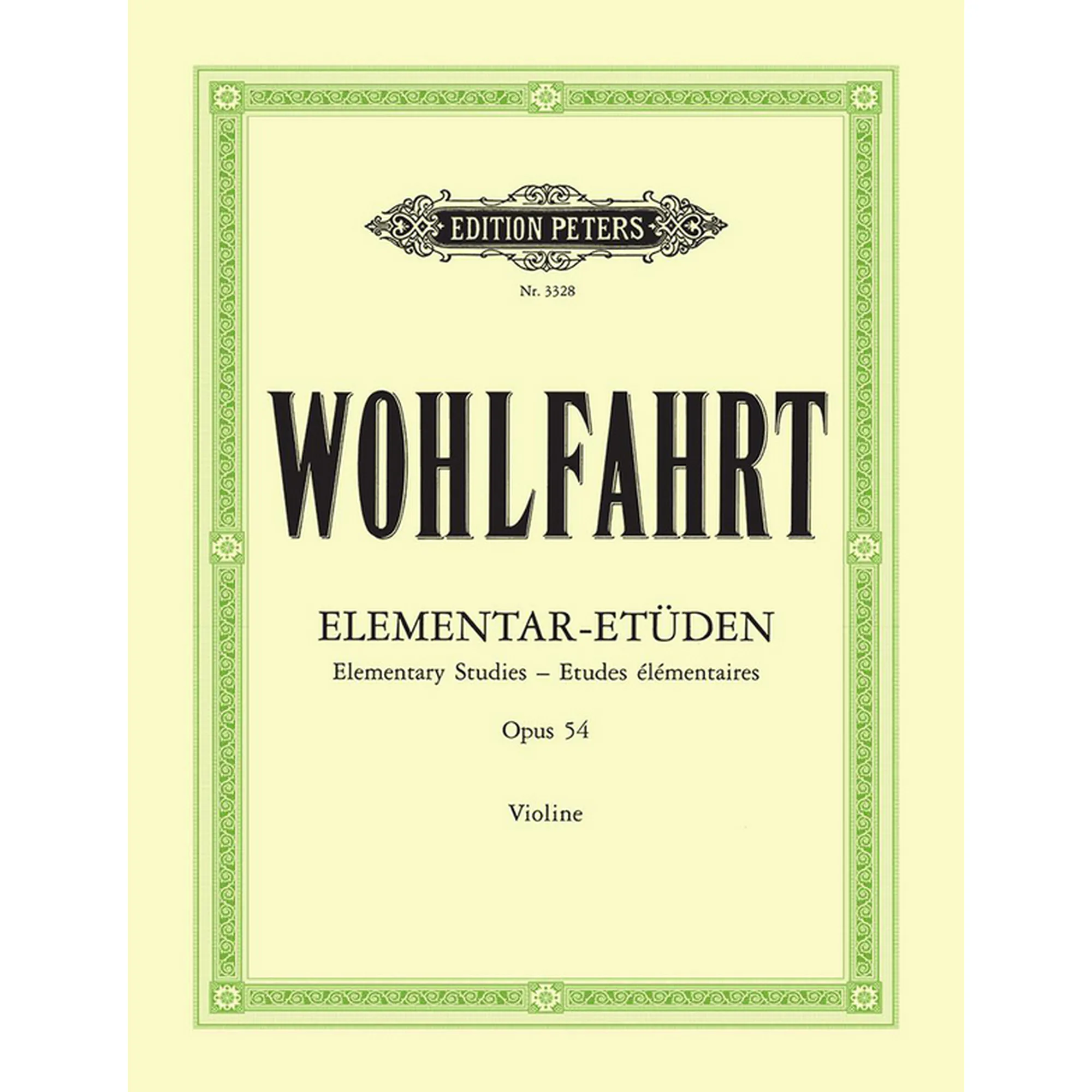 Vorderes Coverbild 40 Elementaretüden op.54