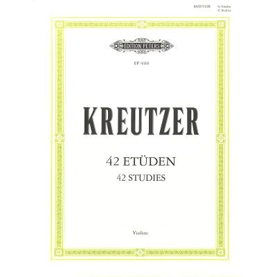 Vorderes Coverbild 42 Kreuzer Etüden