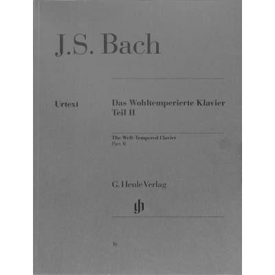 Vorderes Coverbild Das Wohltemperierte Klavier Teil 2