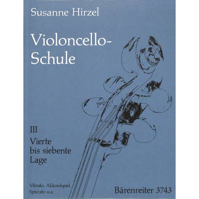 Vorderes Coverbild Violoncello-Schule 3