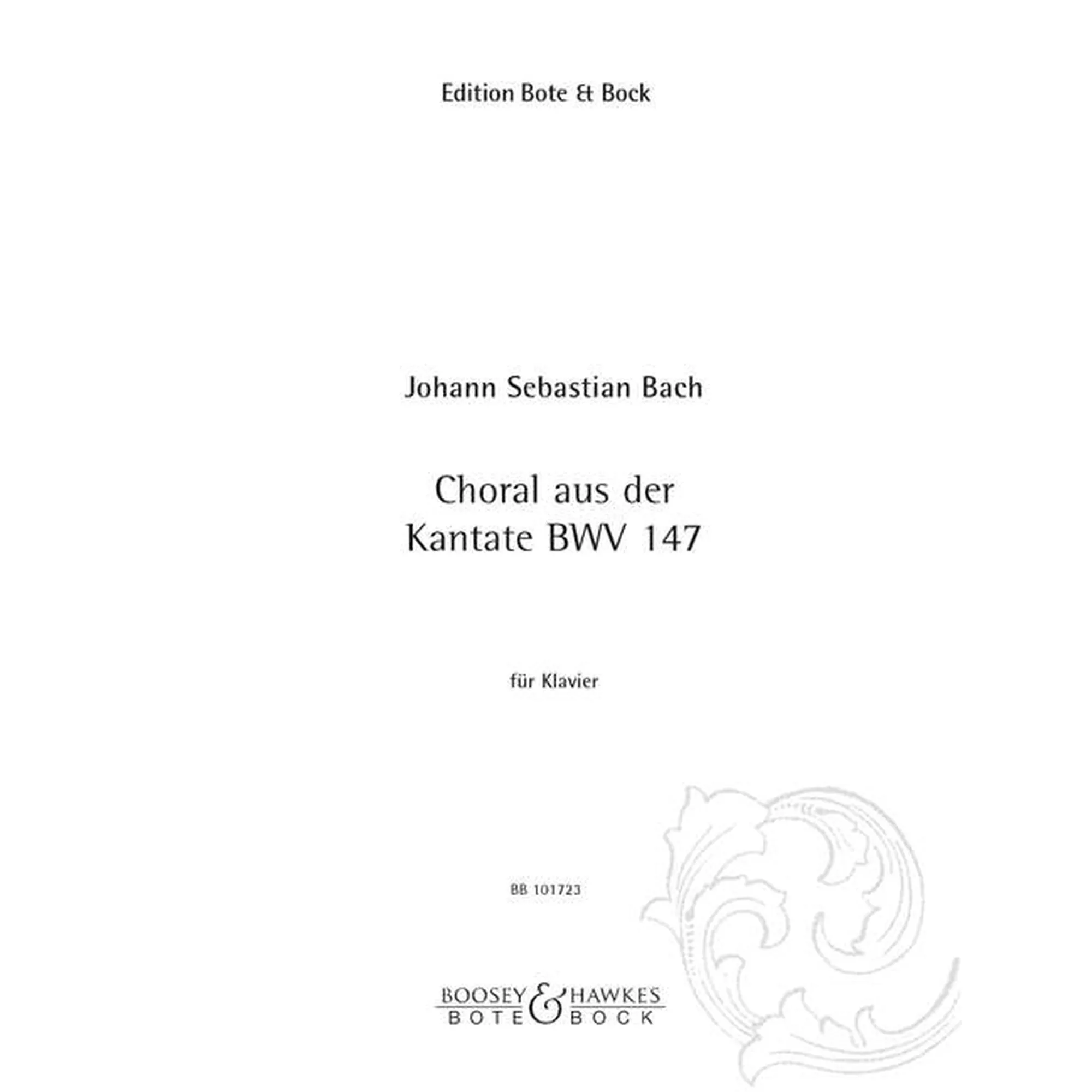 Vorderes Coverbild Jesus bleibet meine Freude (Kantate BWV 147)