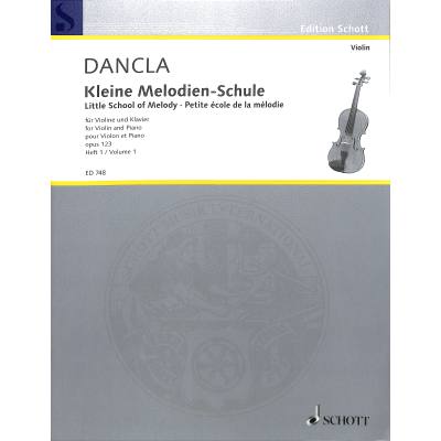 Vorderes Coverbild Kleine Melodienschule 1, op. 123