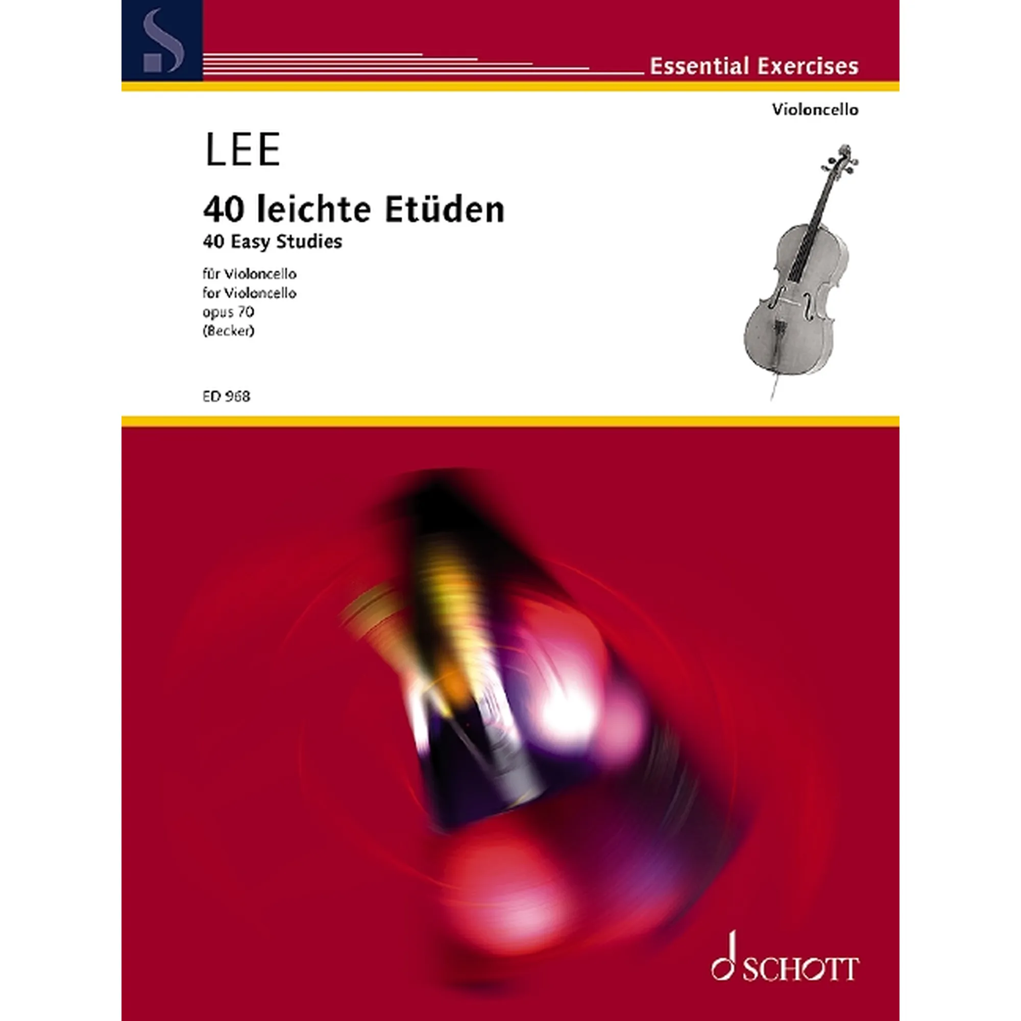 Vorderes Coverbild 40 leichte Etüden op 70