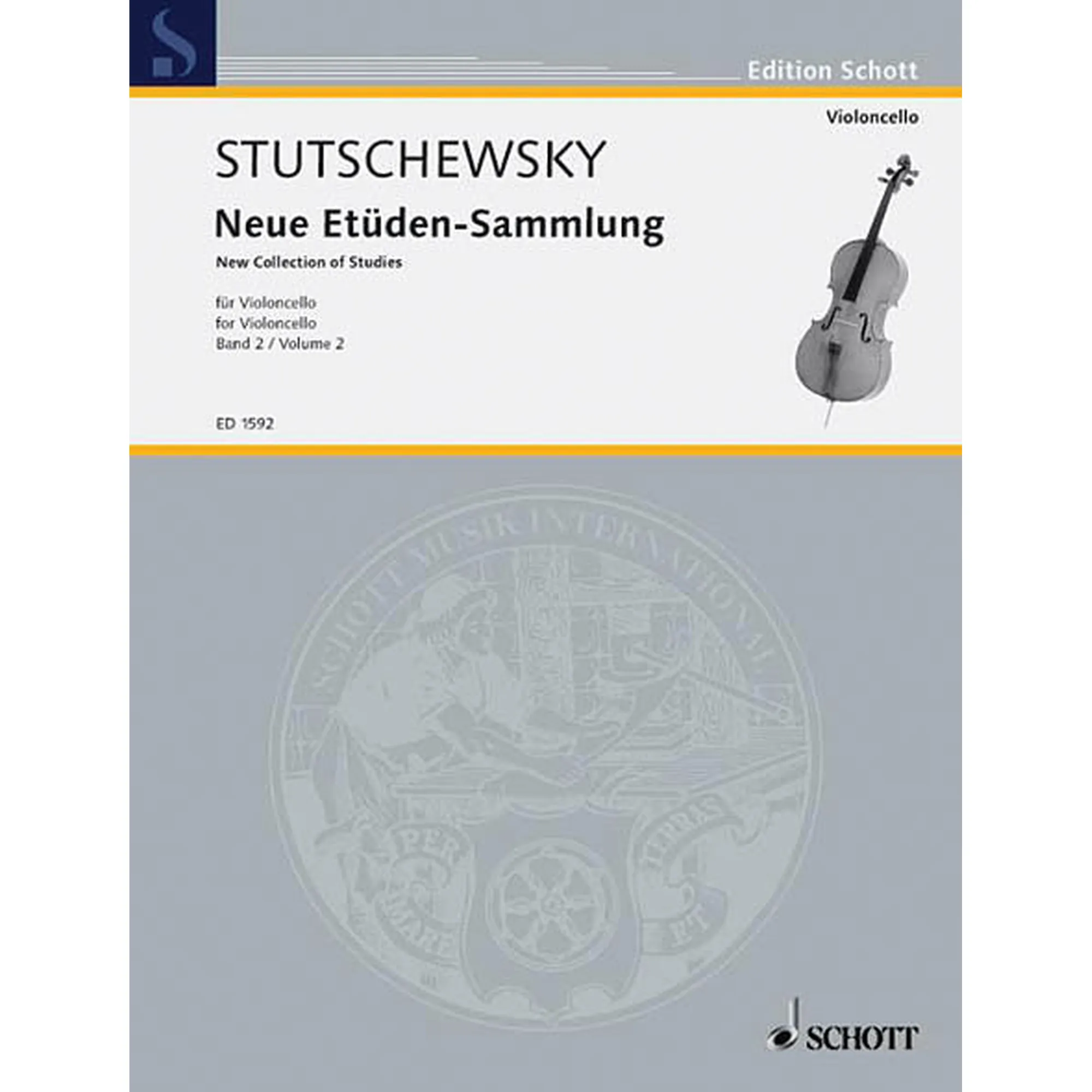 Vorderes Coverbild Neue Etüdensammlung 2