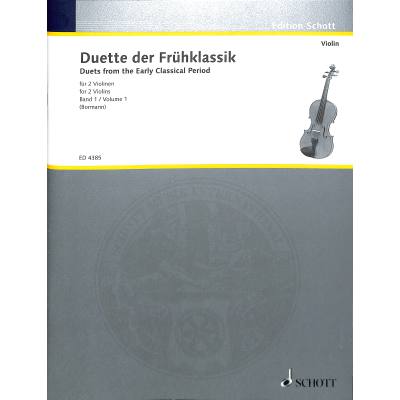 Violinduette der Frühklassik Band 1