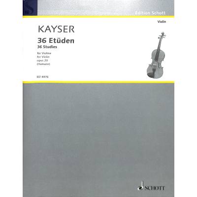 Vorderes Coverbild 36 Etüden op 20