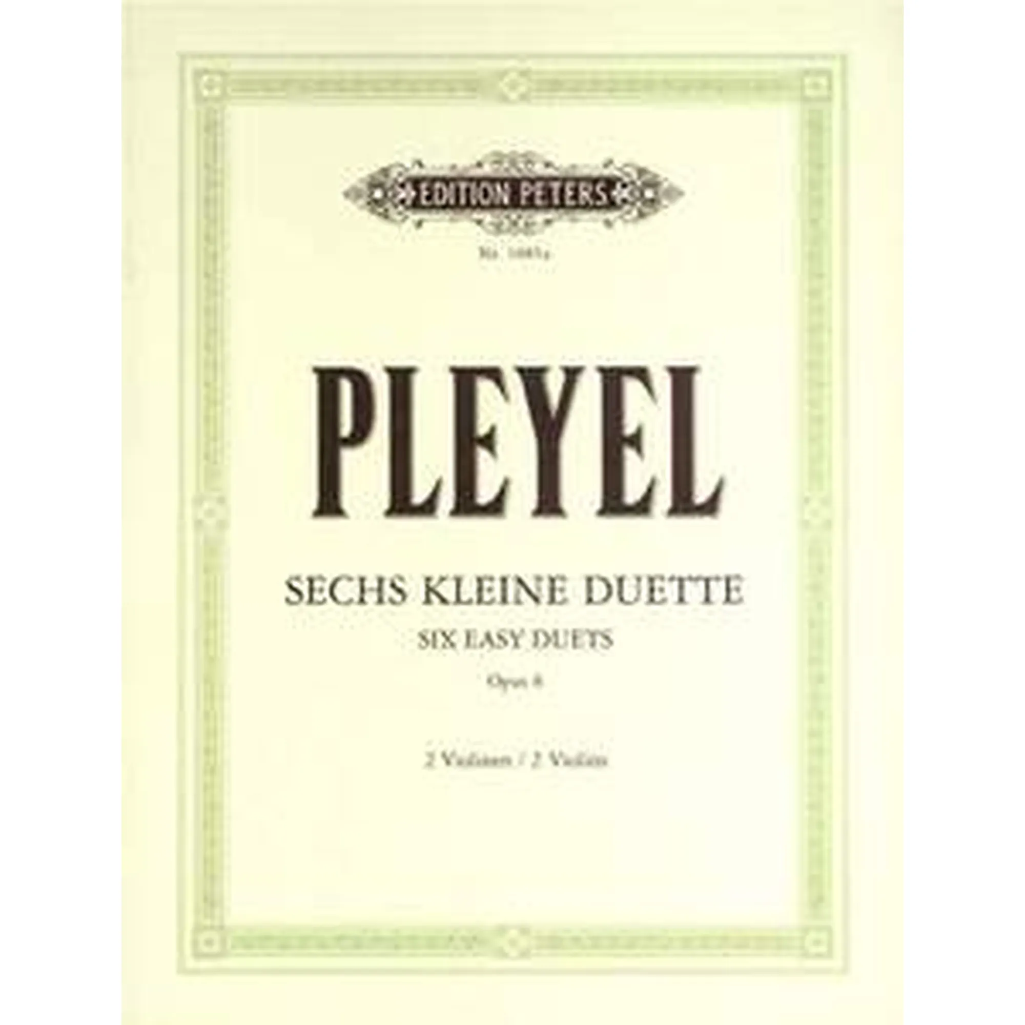 Vorderes Coverbild 6 kleine Duette op. 8