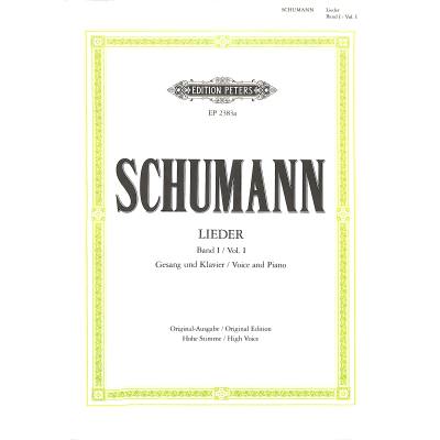 Schumann Lieder Band 1 hoch