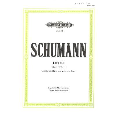 Vorderes Coverbild Schumann Lieder 1 Mittel