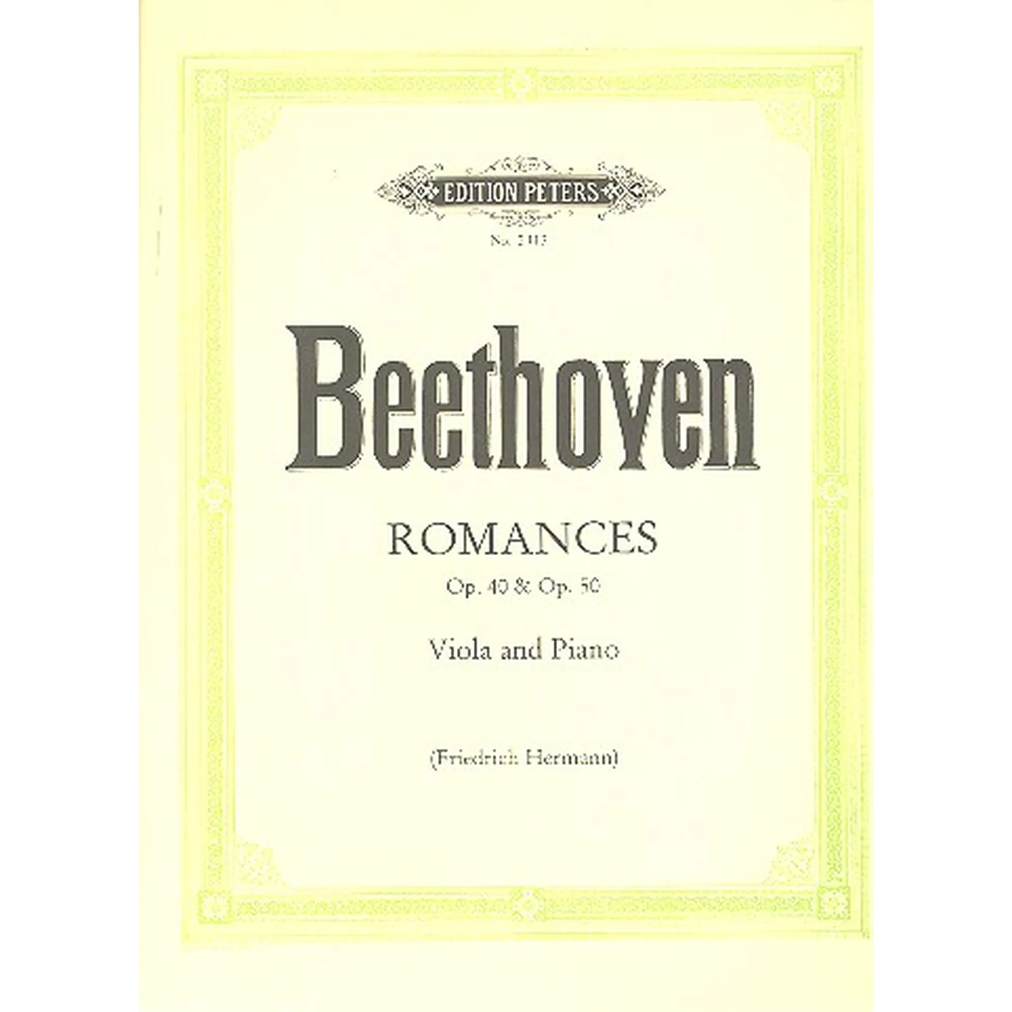 Vorderes Coverbild Romanzen op.40 & 50