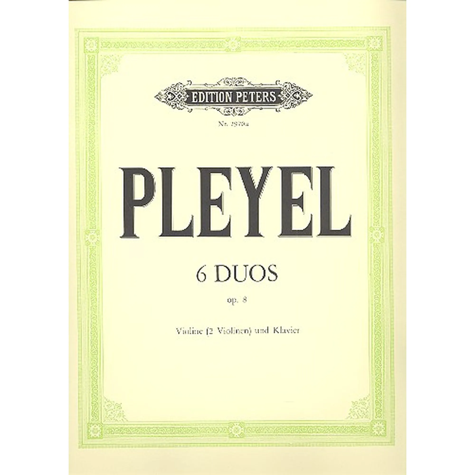 Vorderes Coverbild 6 kleine Duette op. 8