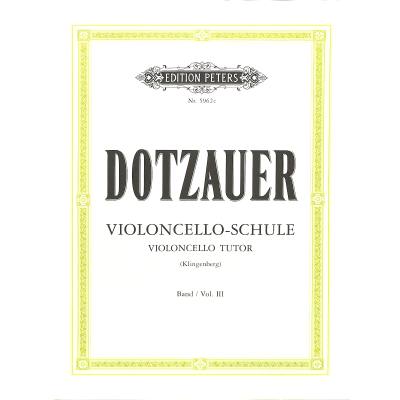 Vorderes Coverbild Violoncello-Schule Band 3