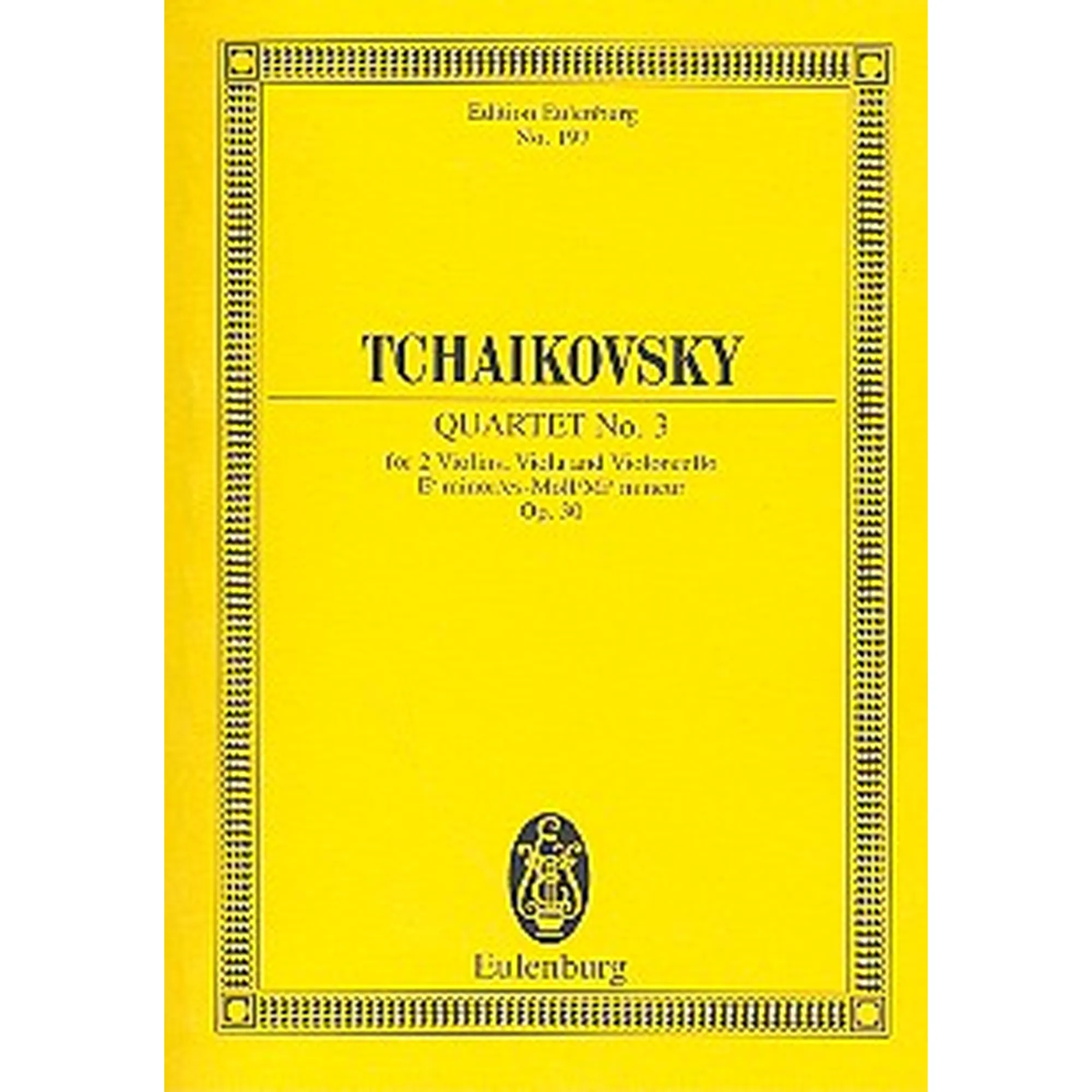 Vorderes Coverbild Quartett 3 es-moll OP 30