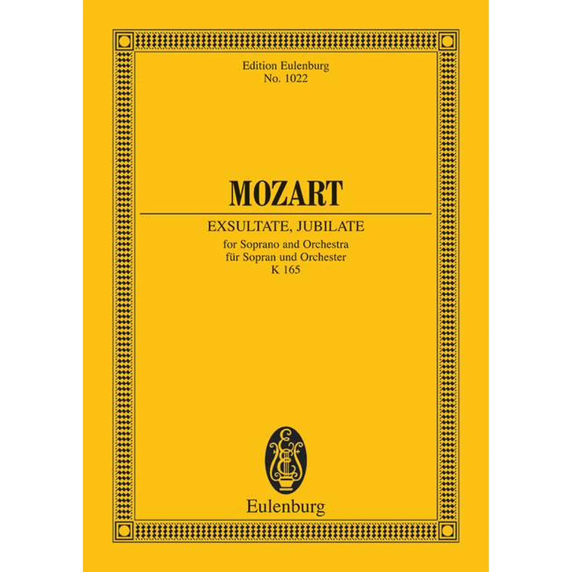 Vorderes Coverbild Exsultate Jubilate KV 165 - Antiquariat