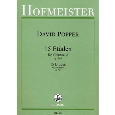 Vorderes Coverbild 15 Etüden OP 76/1