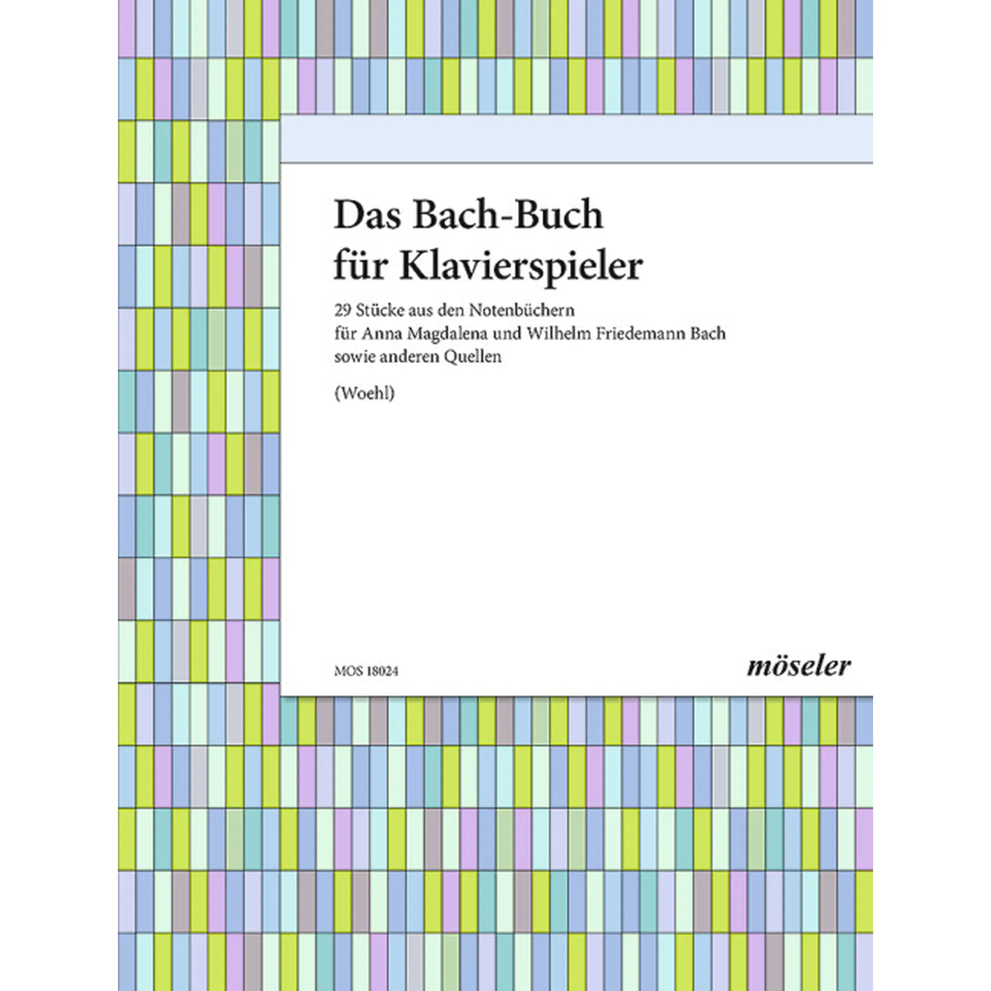 Vorderes Coverbild Das Bach Buch für Klavierspieler
