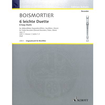 Vorderes Coverbild 6 leichte Duette op.17 Band 1
