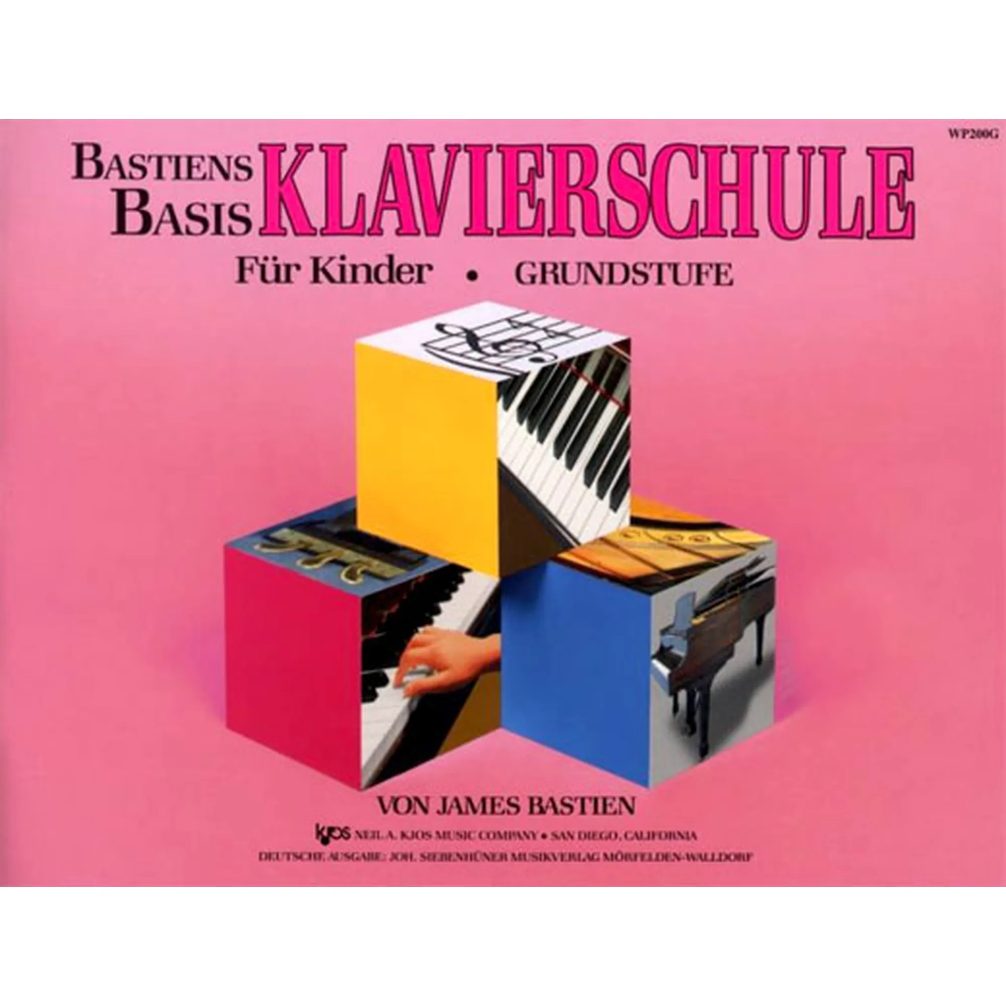 Vorderes Coverbild Basis Klavierschule - Grundstufe