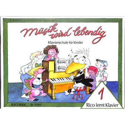 Vorderes Coverbild Rico lernt Klavier 1