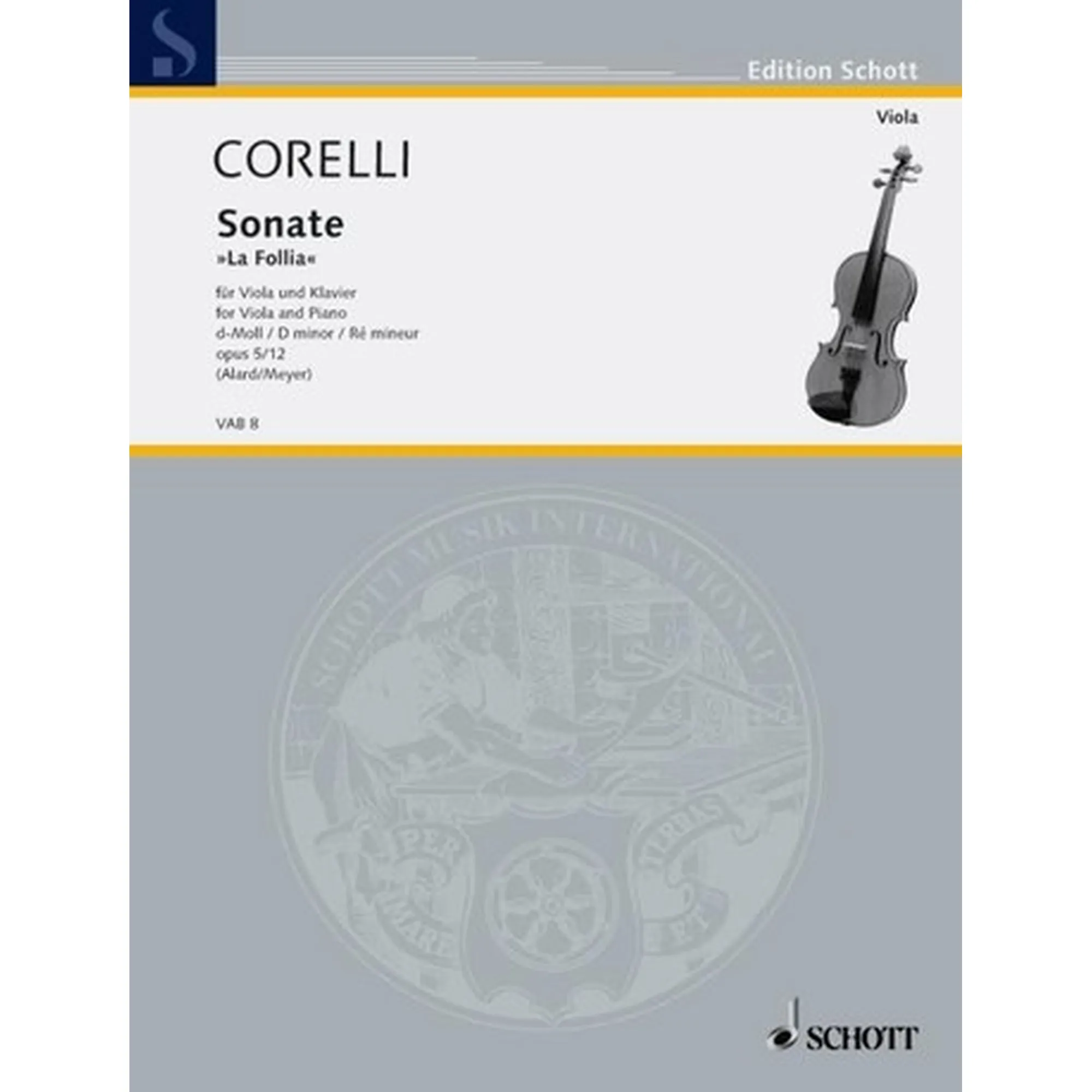 Vorderes Coverbild Corelli, Sonate d-Moll (La Follia)