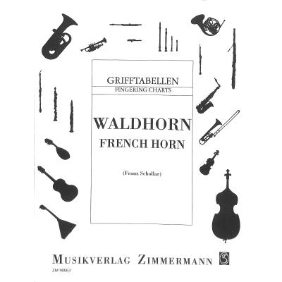 Vorderes Coverbild Grifftabelle Waldhorn
