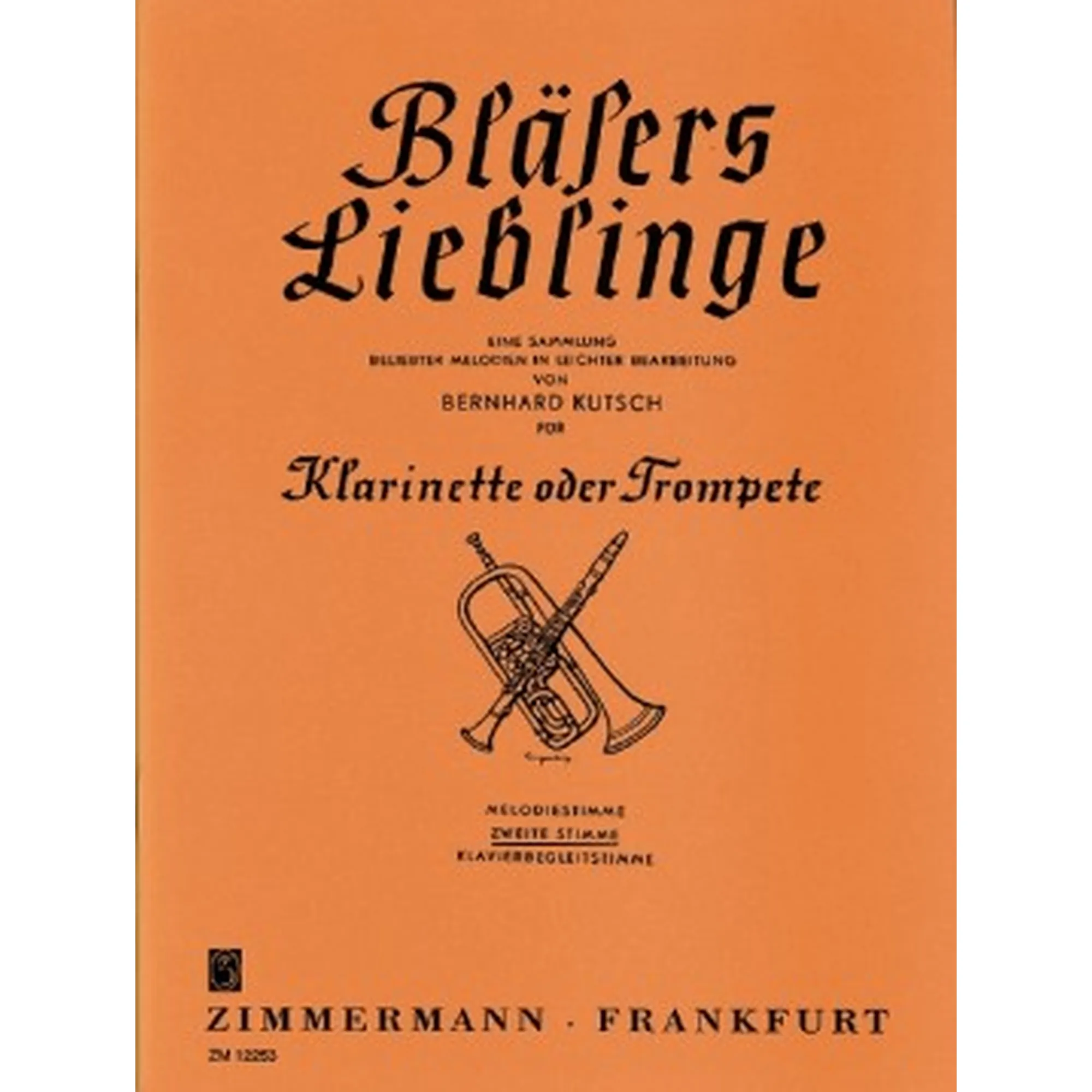 Vorderes Coverbild Bläsers Lieblinge