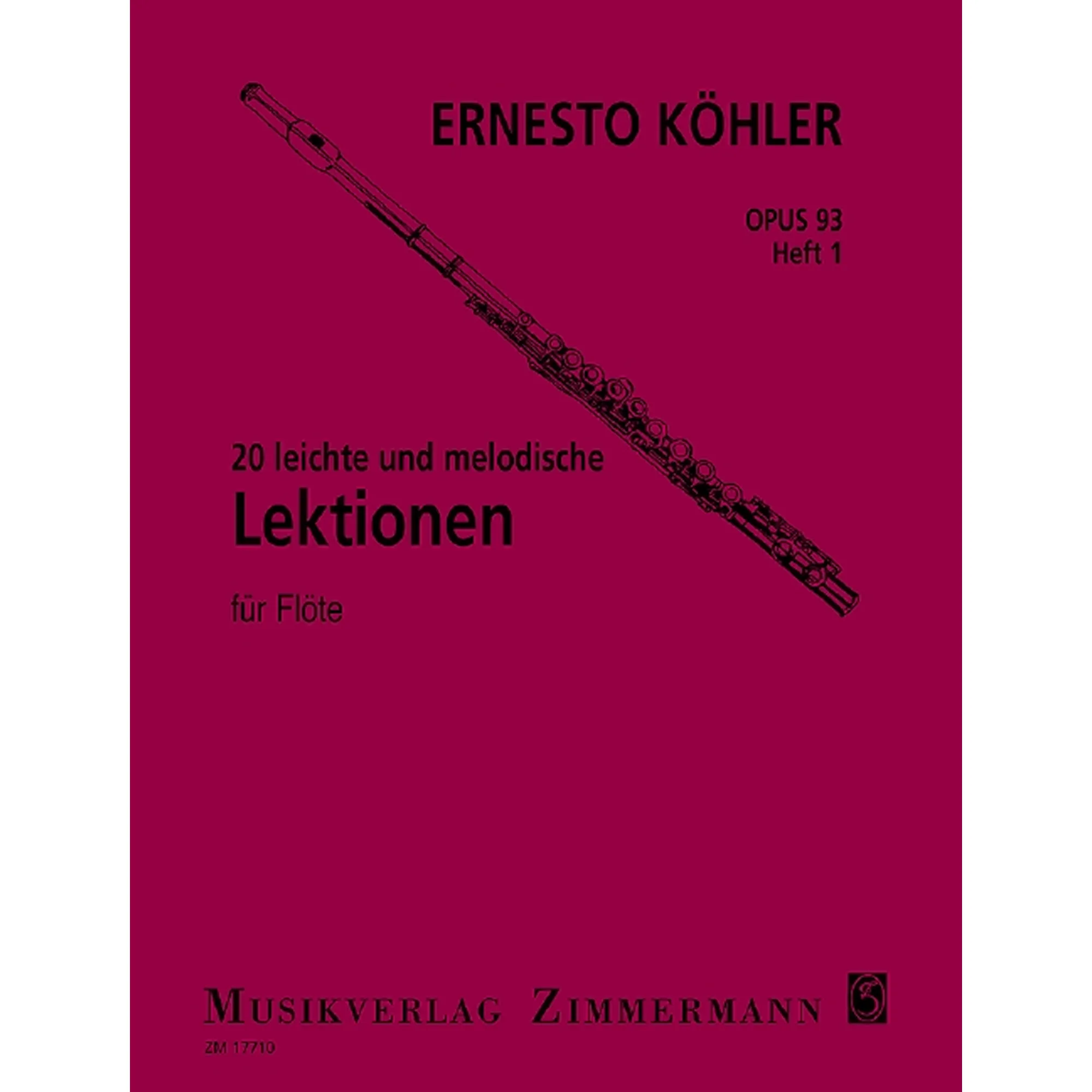 Vorderes Coverbild 20 leichte und melodische Lektionen 1