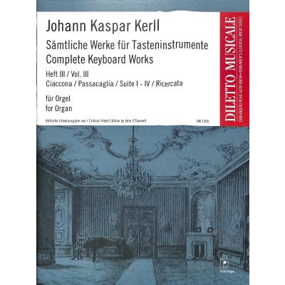 Vorderes Coverbild Werke für Tastenintrumente 3