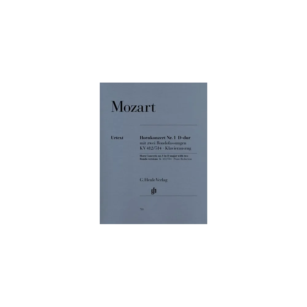 Vorderes Coverbild Konzert 1 D-Dur KV 412 (514)