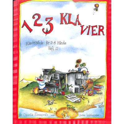 Vorderes Coverbild 1 2 3 Klavier 2
