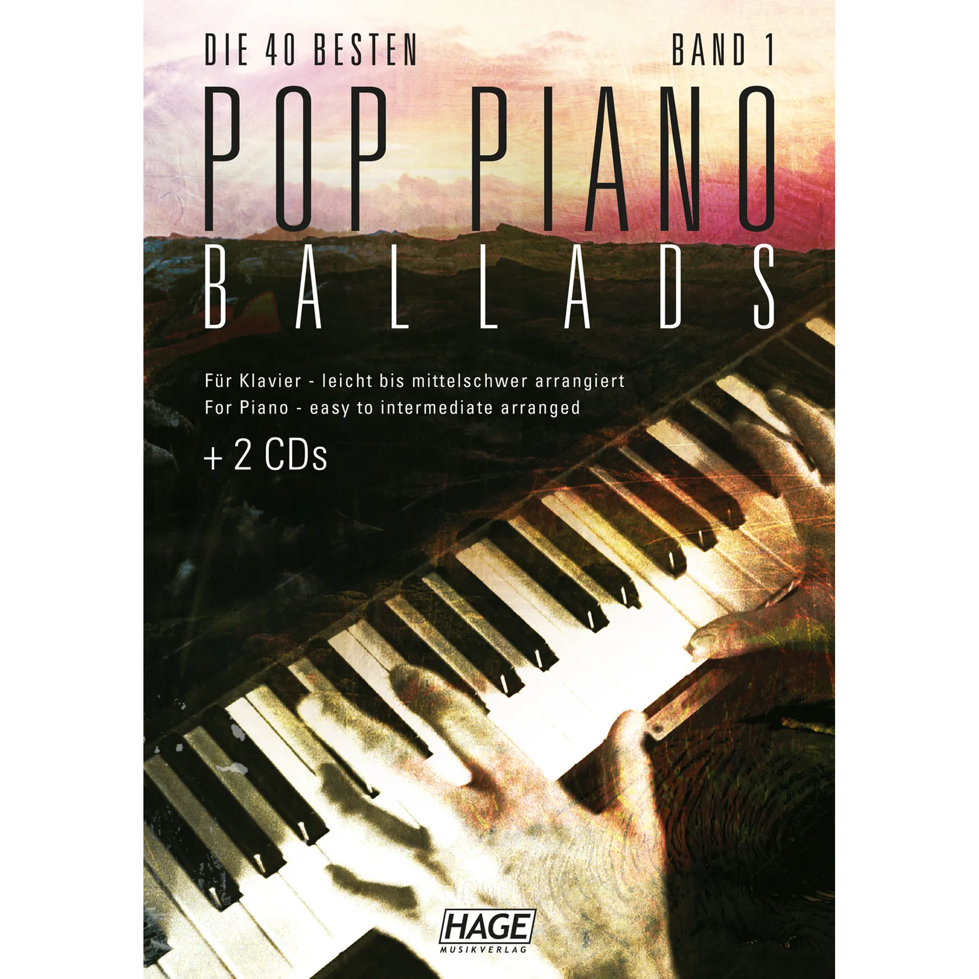 Vorderes Coverbild Pop Piano Ballads Band 1