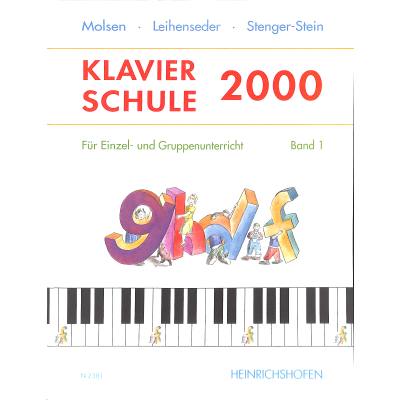 Vorderes Coverbild Klavierschule 2000 Band 1