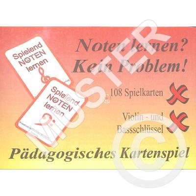 Vorderes Coverbild Noten lernen? Kein Problem - Kartenspiel