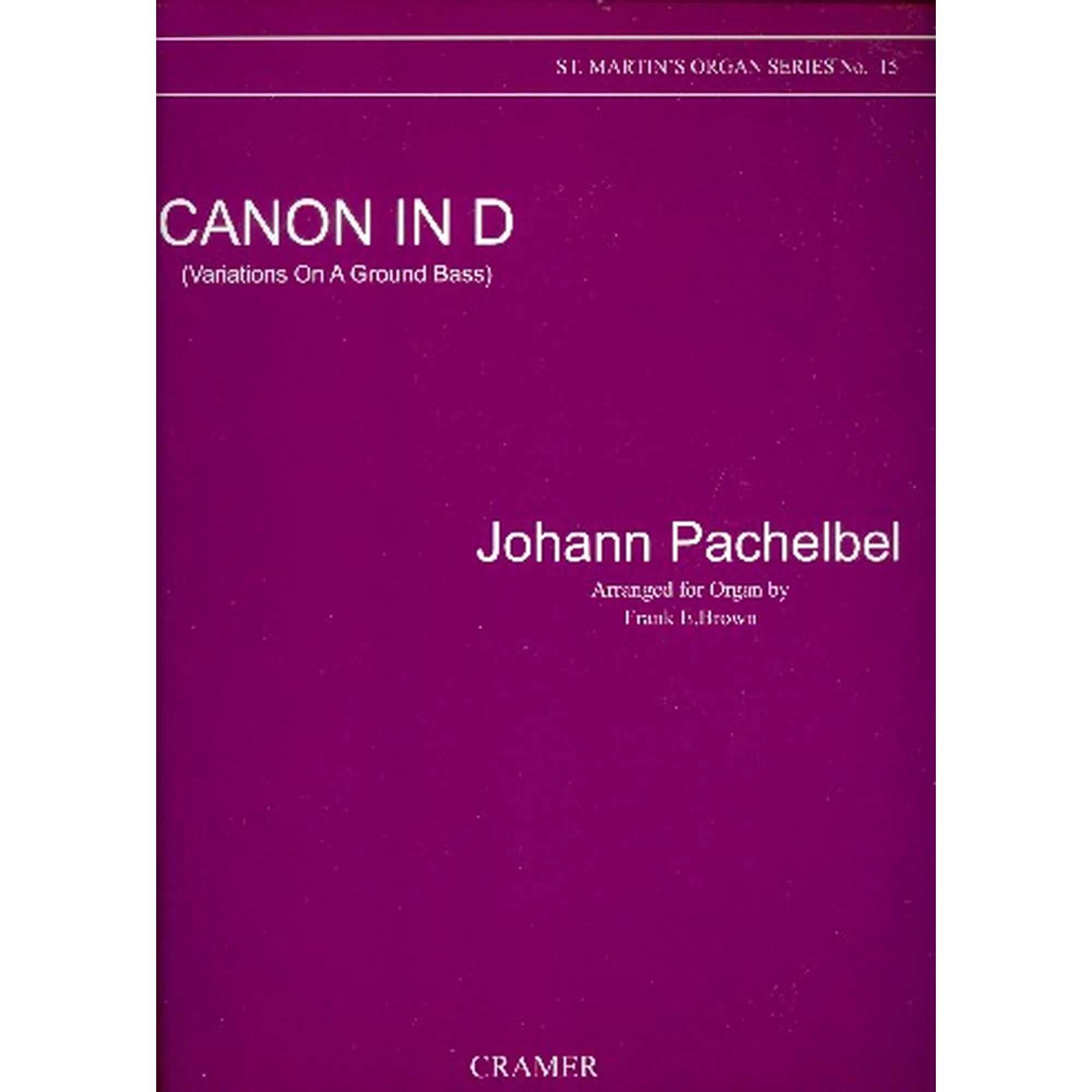 Vorderes Coverbild Kanon D-Dur