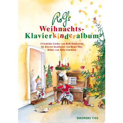Vorderes Coverbild Rolf´s Weihnachts-Klavierkinderalbum
