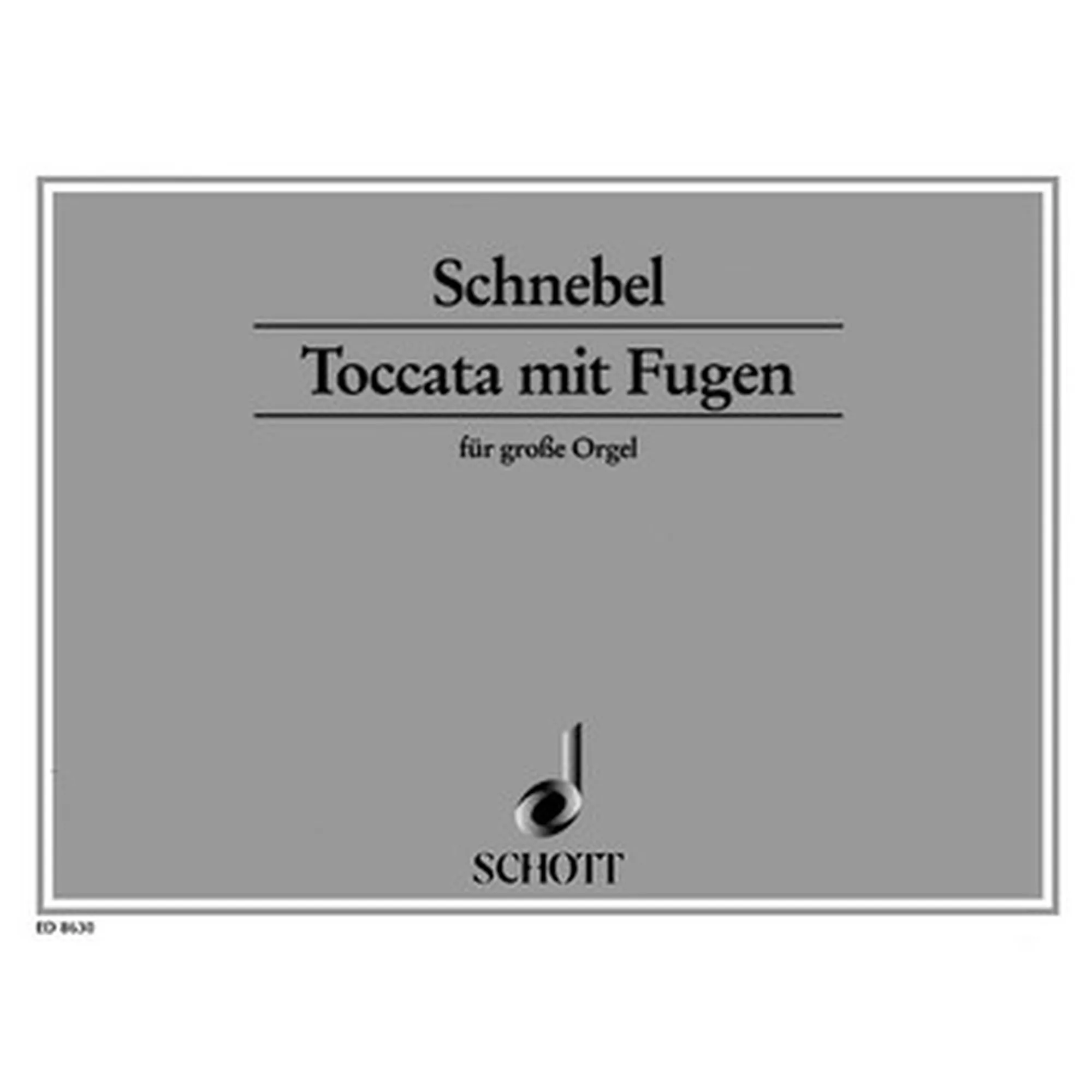 Vorderes Coverbild Toccata mit Fugen - Antiquariat