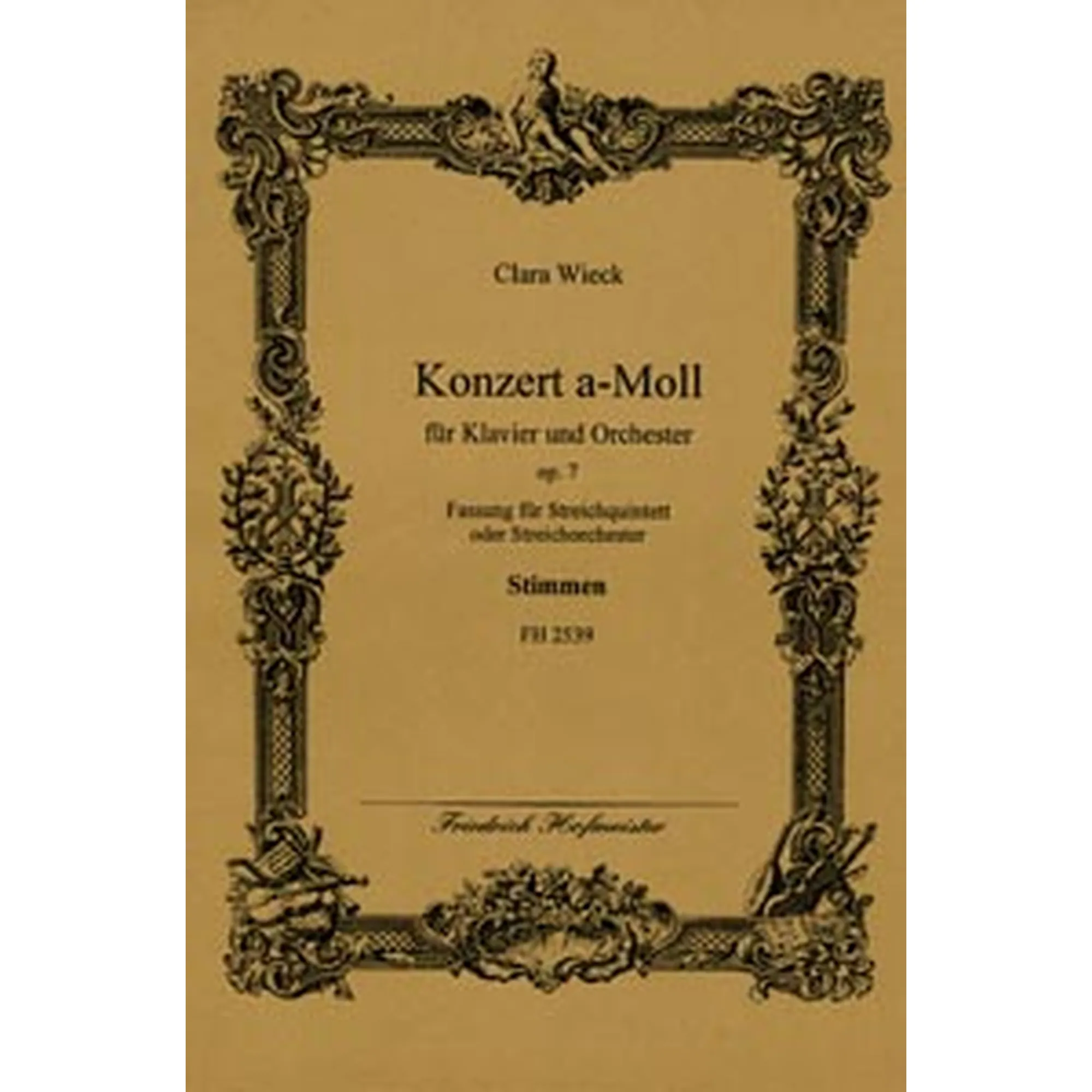 Konzert a-moll op. 7