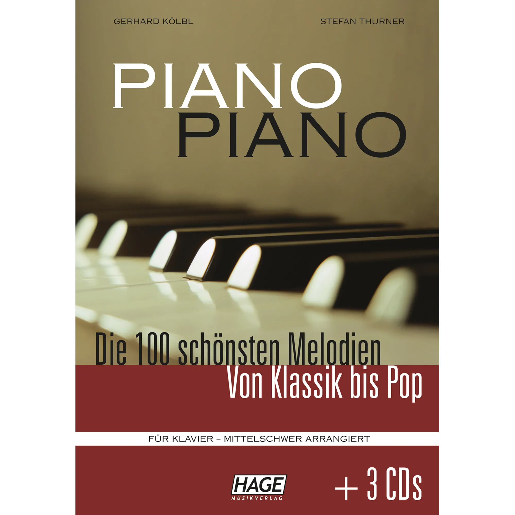 Piano Piano 1 - Die 100 schönsten Melodien von Klassik bis Pop